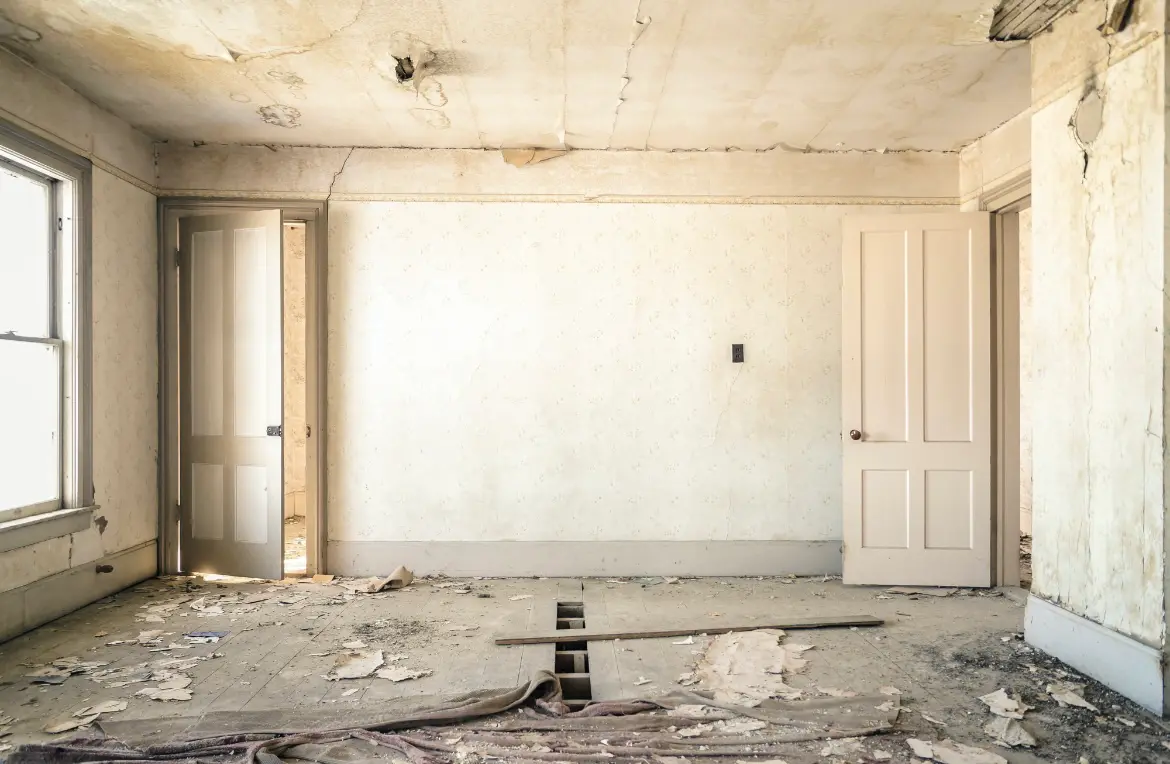 Waste disposal crew managing a cleanout project in Millstadt